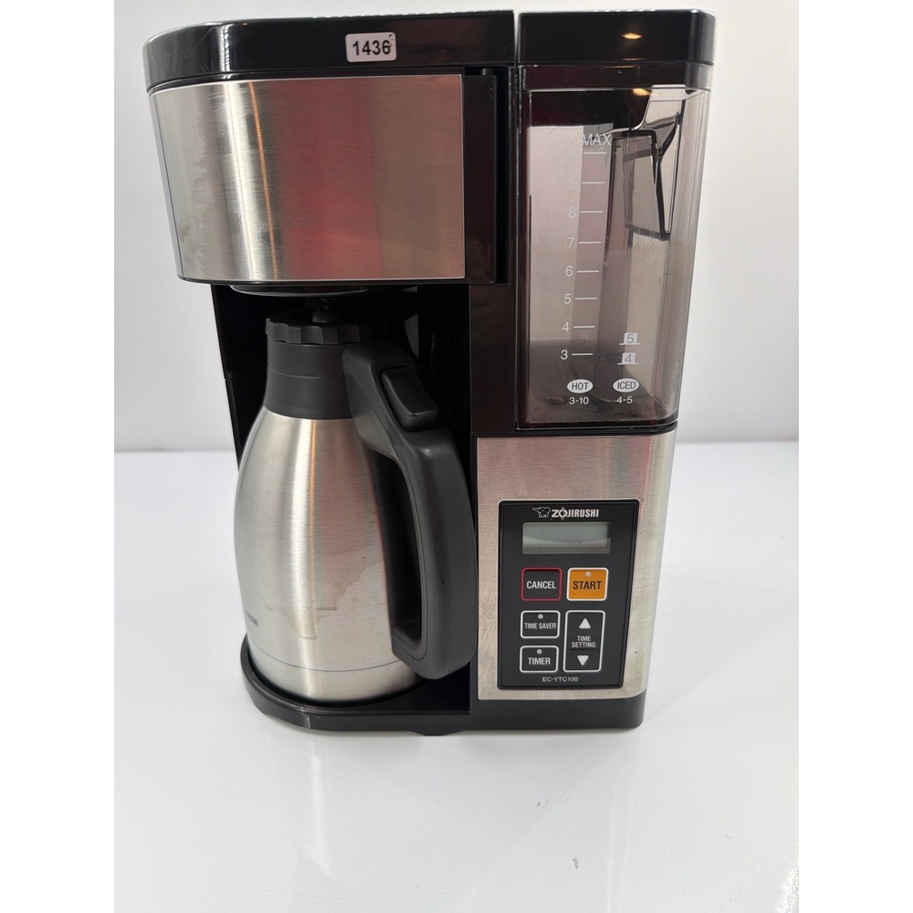 Zojirushi EC-YTC100 Fresh Brew Plus 10-Cup Thermal Carafe Coffee Maker Stainless
